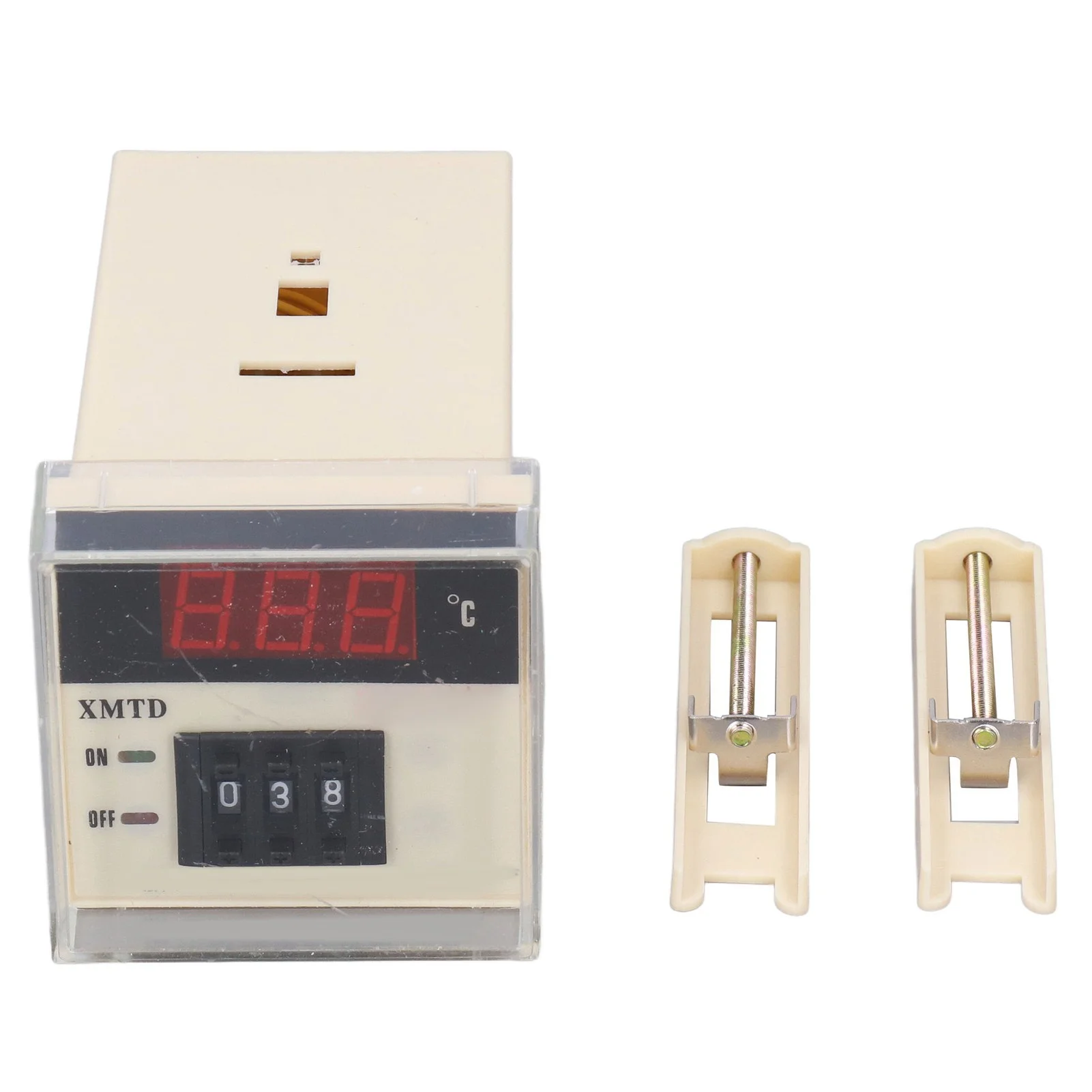 

Temperature Controller Thermostat Digital Display 0‑999℃ K Type for Heating Cooling AC 220V