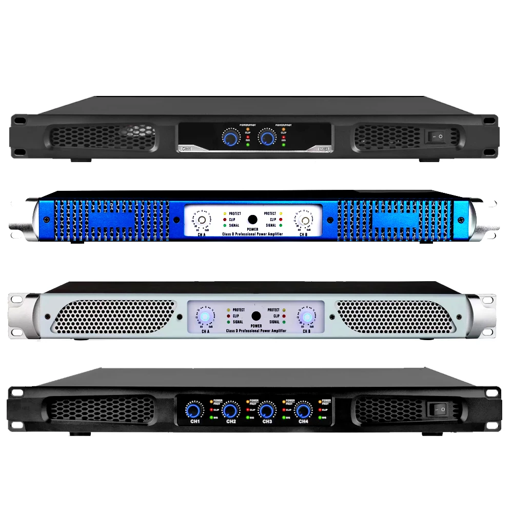 

MiCWL PX-6400 Digital Power Amplifier 5200W 2/4 Channel High Power AMP 2 6400 Watts PreAmp Stage Speaker Black Blue White Color