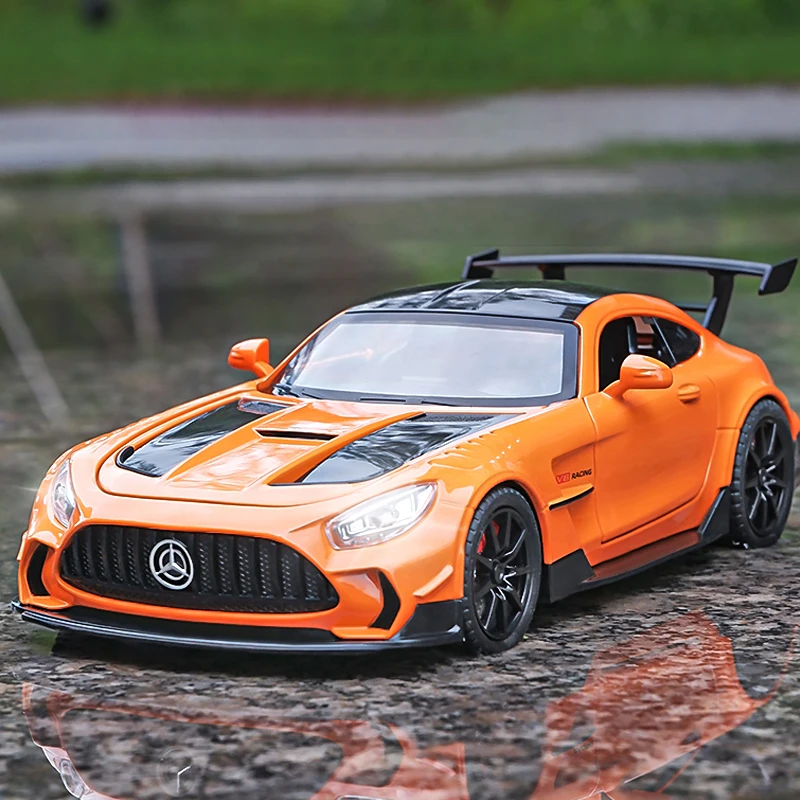 

1:22 Benz GTR Alloy Model Car Toy Diecasts Casting Sound and Light Car Toys For Children Vehicle