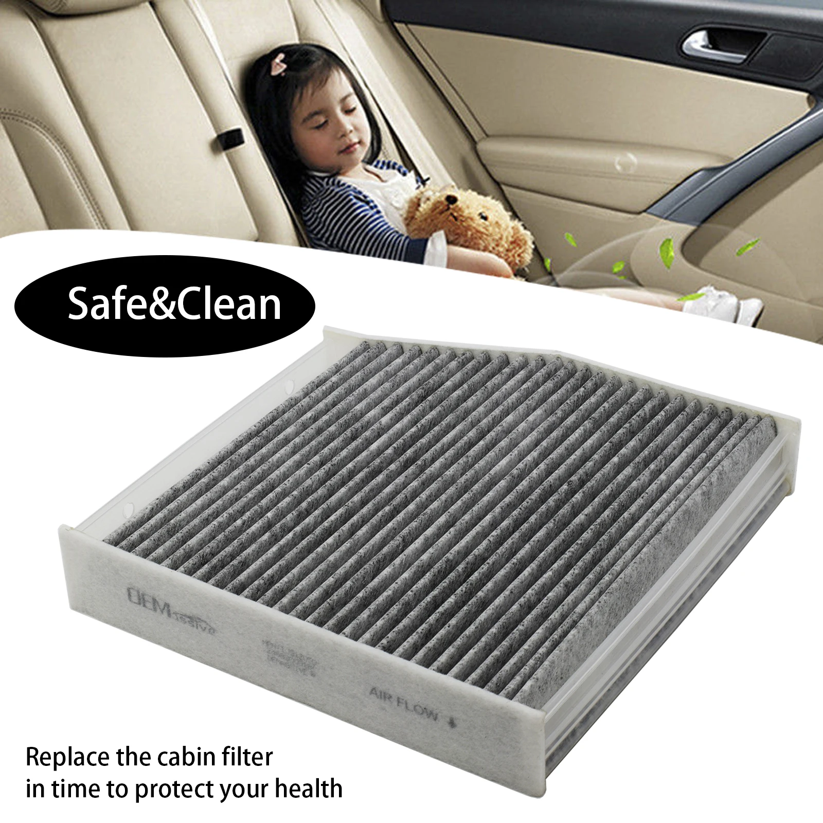 Pollen Cabin A/C Air Filter For Benz A-Class W176 2012 - 2018 A160/180/200/220 CDI A250/260 45AMG 4-matic M133 M270 OM607 OM651