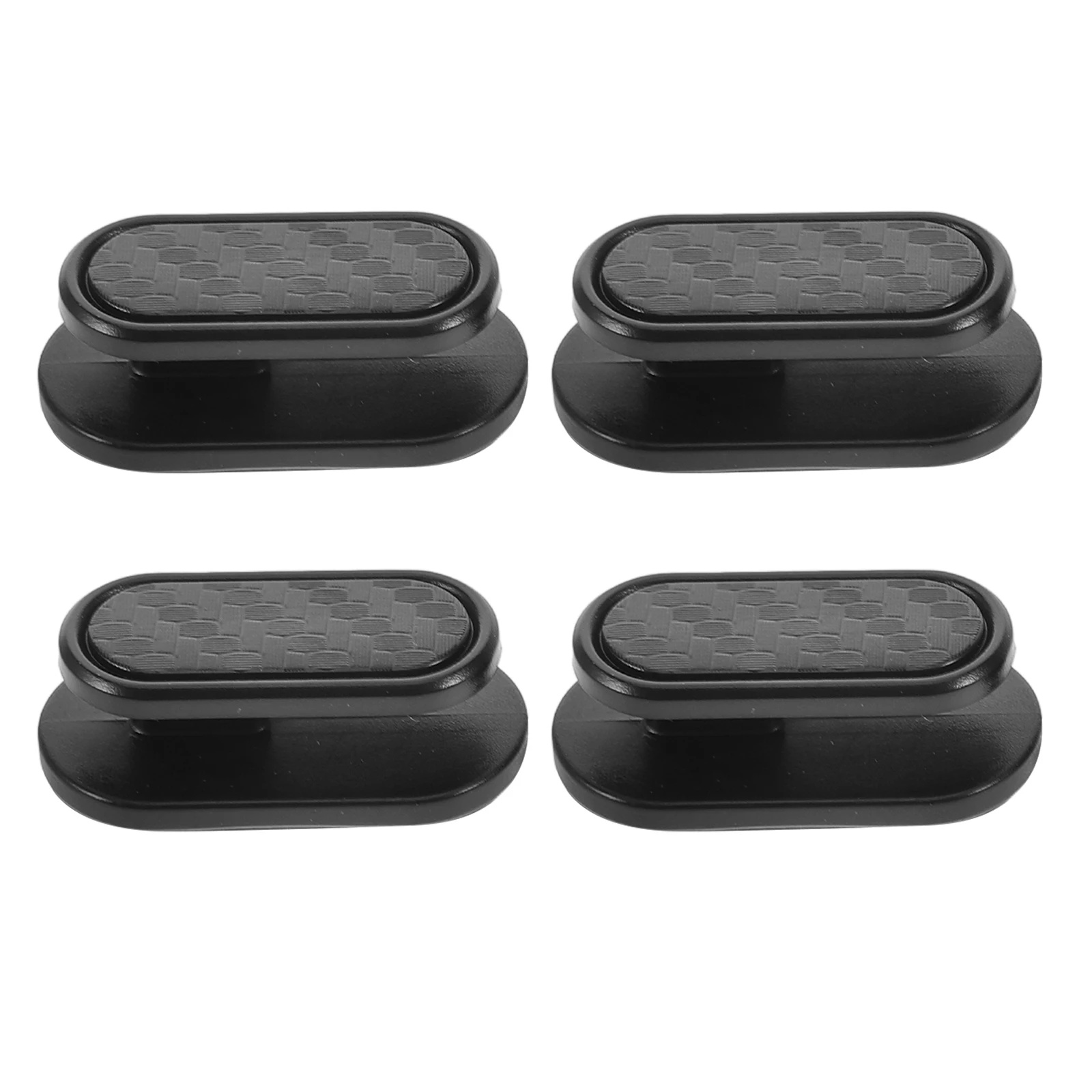 

4pcs Car Mini Hooks Adhesive Keys Holder Durable Plastic Hangers Dash Organizer Invisible Design Multifunctional Storage Car
