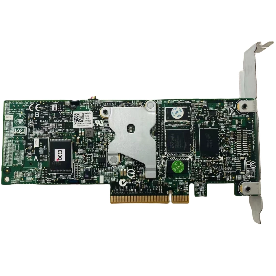 وحدة تحكم غارة PowerEdge ، Dell PERC ، H710 ، PCI-E ، 1G cache ، VM02C ، 17MXW ، جديد