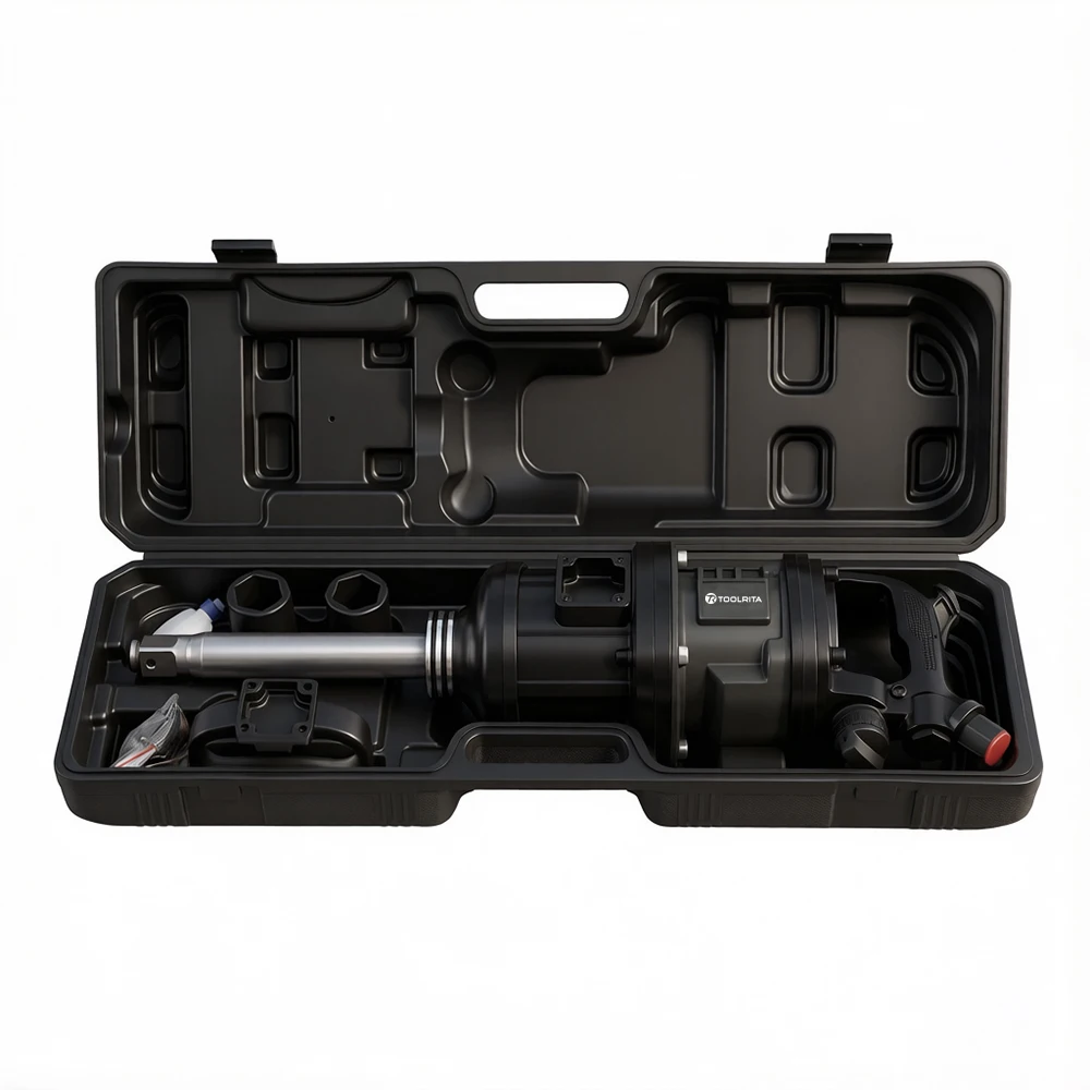 Truck Tire Changer Machine Heavy Duty 1 Inch Drive Pinless Hammer Air Impact Wrench 4800Nm Torque Tool