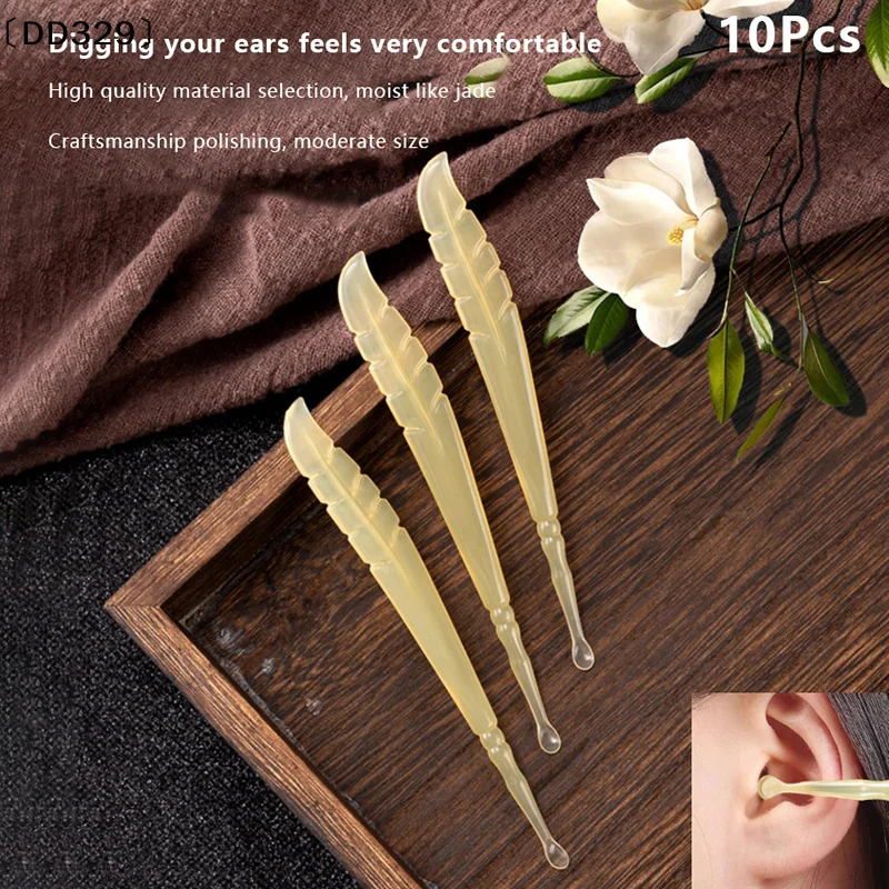 Ear Cleaning Tool Rubber Soft Safe Ear Wax Pickers Earpick Wax Remover Curette Reusable Ear Cleaner Spoon Beauty Care 〔DD329〕