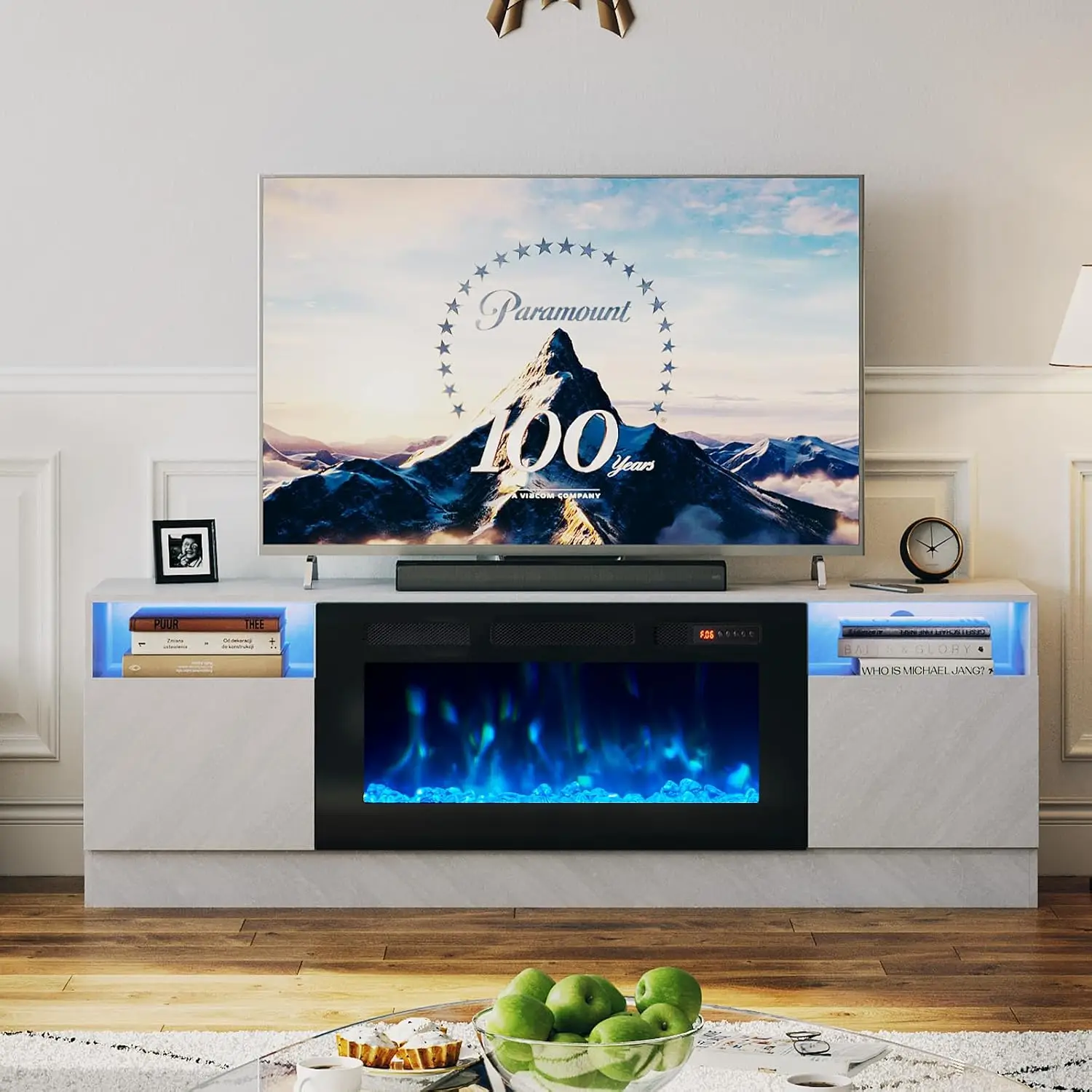 Fireplace TV Stand with 36
