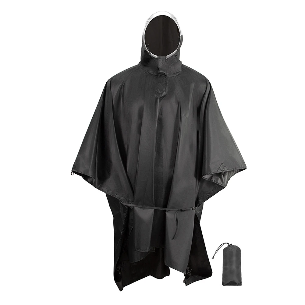 Ultralight rainwear 3in1 raincoat waterproof for outdoor hiking For cycling and fishing with webbing buckle waistband design