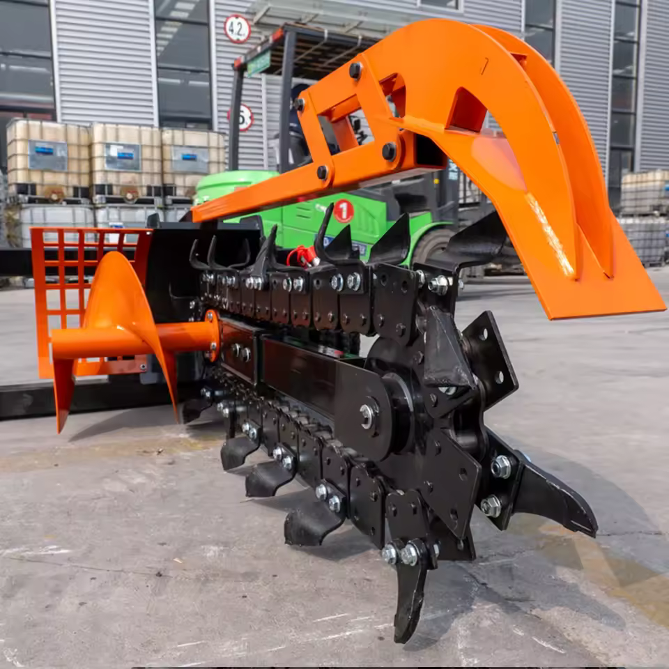 Mini Skid Steer Chain Trencher Attachment image
