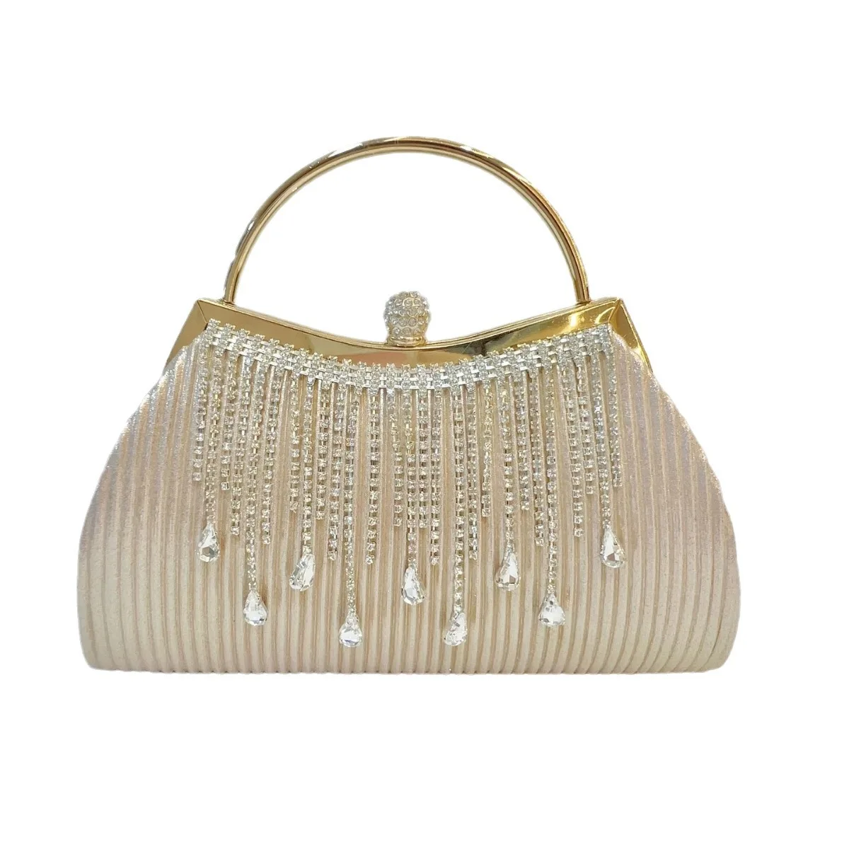 

Блестящая сумка для ужина со стразами и кисточками, вечернее платье знаменитостей на одно плечо, косая сумка через плечо, банкетная сумка Sac De Marque Luxe Femme