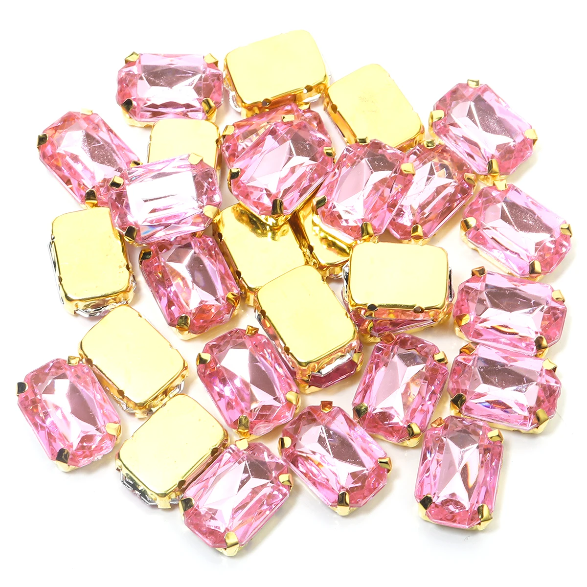 Stainless Rhinestone Gold Claw Beads for Crafts