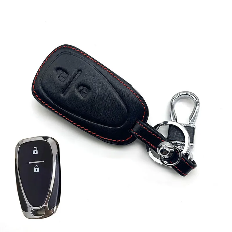 2 Buttons Full Cover Car Key Case For Chevrolet Trailblazer Blazer Chevy Malibu Camaro Cruze Traverse Sonic Volt