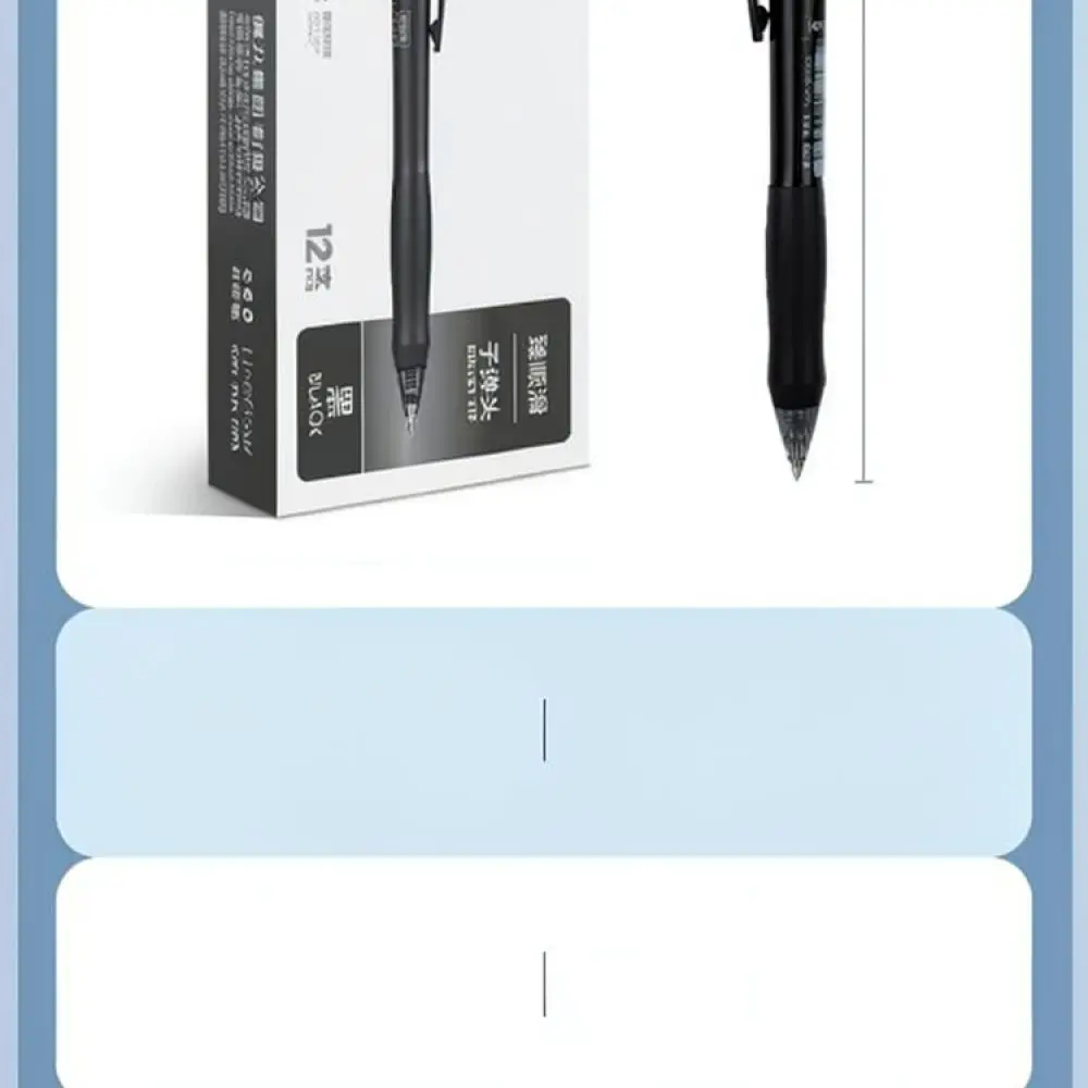 Fast Drying Gel Pen For Deli 0.5mm Retractable Smooth Writing Stationery Professional Office School Student Signature