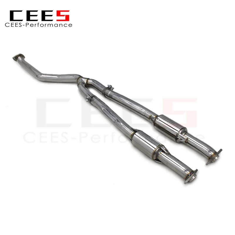 CEES Performance SS304 T Mid Pipe For  IS200T 2.0T 2015-2021 Car Exhaust Pipes Automotive Exhaust System