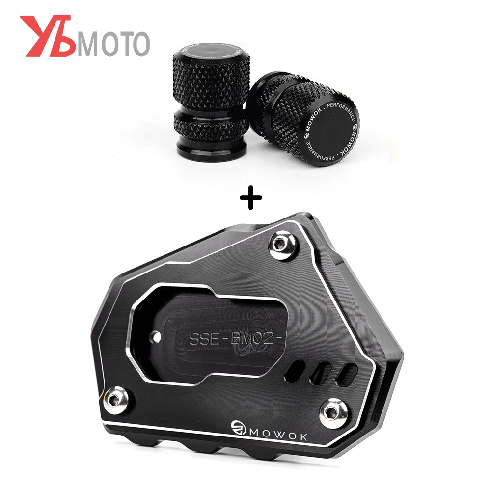 Dla BMW R1200GS LC R1250GS Adventure Rallye R1200 GS HP R1250 GSA akcesoria motocyklowe wspornik podpórki przedłużenie stojaka bocznego