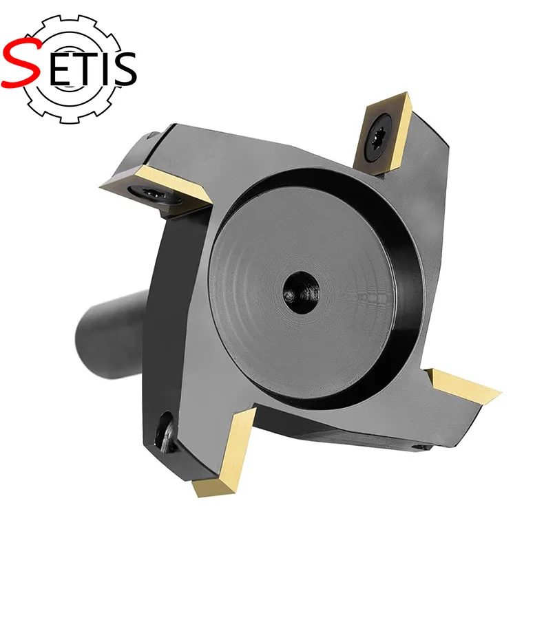 SETIS CNC Insert Solid Carbide 4-Flute Face Milling,tungsten steel woodworking 1/2 Inch Shank End Mill / Router Bit