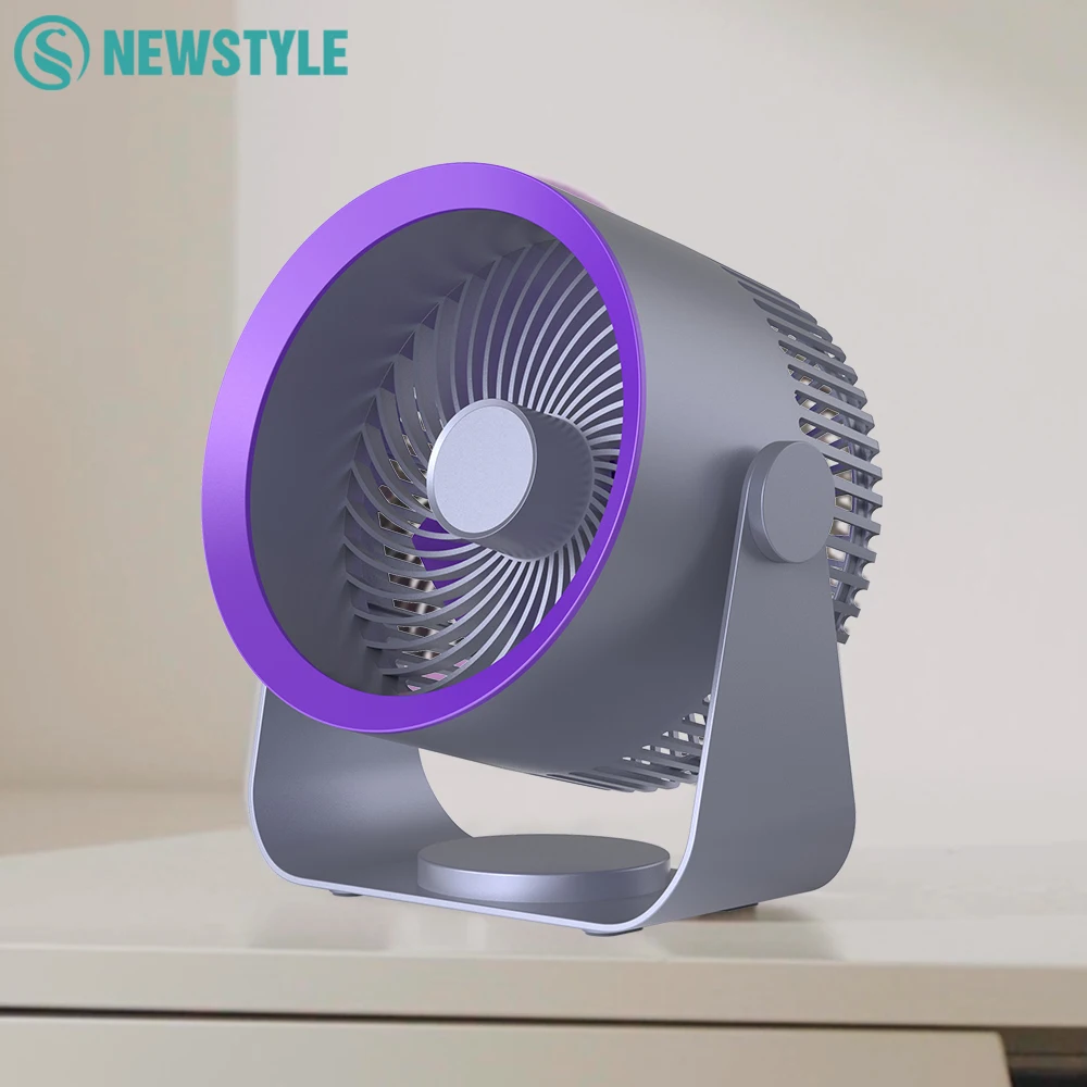 

Портативный вентилятор с циркуляцией воздуха и аккумуляторами 4000 мАч, USB перезаряжаемый настольный вентилятор, тихий настенный потолочный вентилятор, вентилятор с воздушным охлаждением