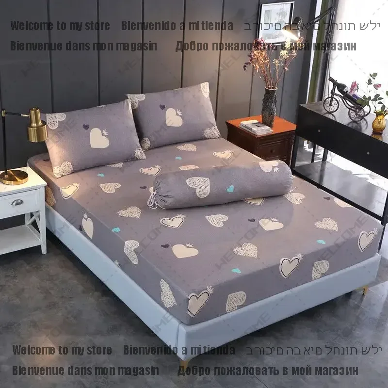 

Non-slip Bed Single Piece Simmons Protective Cover Mattress Cover Bedspread Bed Skirt Dust Cover Cartoon Shooting Star Pattern