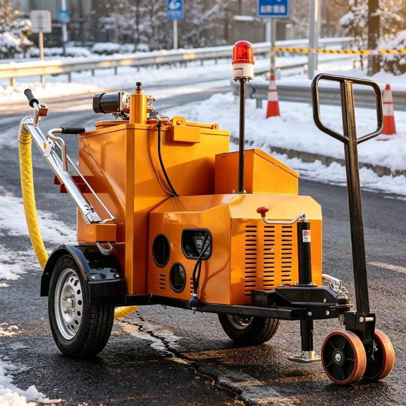 Crack Sealing Bitumen Spraying Equipment Portable Asphalt Cement Pavement Repair Road Crack Sealing Filling Machine for Crack