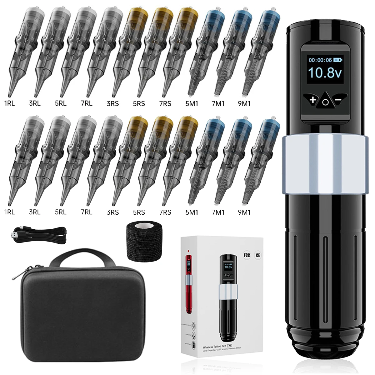 

Tuffking second-generation power pen tattoo equipment cutting line atomization large screen display all-in-one machine