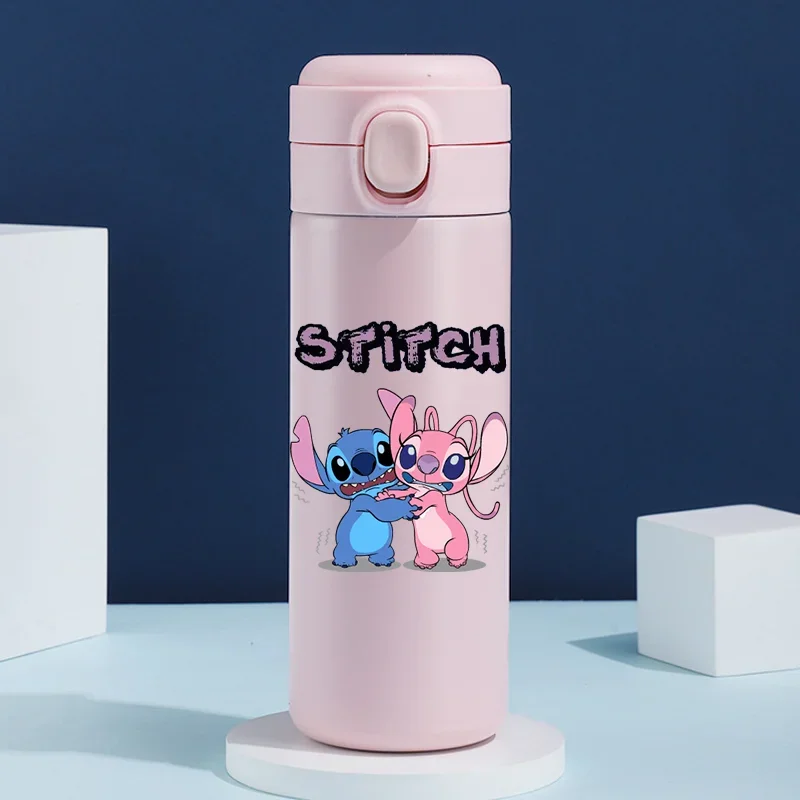 

420ML Angel Cartoon Water Tumbler 304 Stainless Steel Portable Cartoon Figure Cartoon Anime Tumbler for Outdoor Sports Gifts