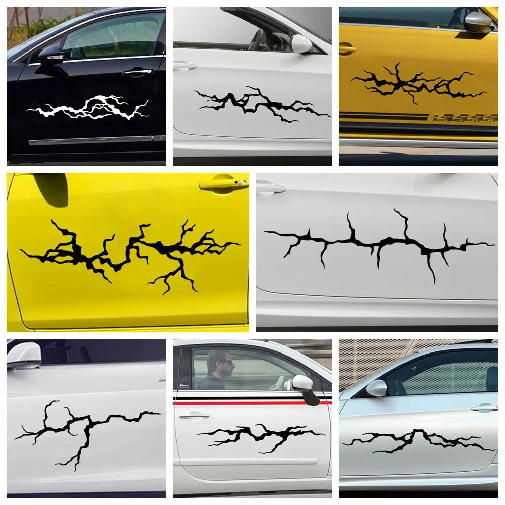 

Drop Shipping Crack Flaw Car Stickers Beautiful Vinyl Decal Personality Waterproof Accessories