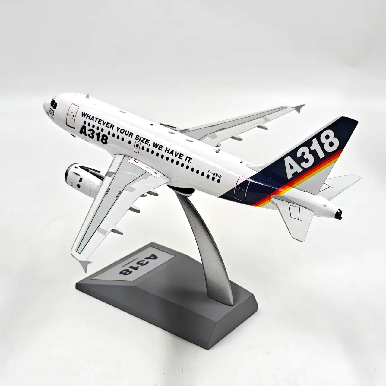 Diecast Inflight 1:200 Scale A318 House Color F-WWIB Alloy Aircraft Model