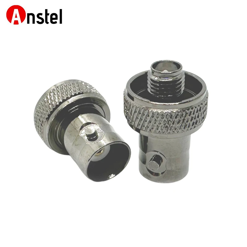 SMA Female to BNC Female Connector Q9 BNC Black Disc Coaxial RF Adapter for Two Way Radio BaoFeng UV-5R FD-880