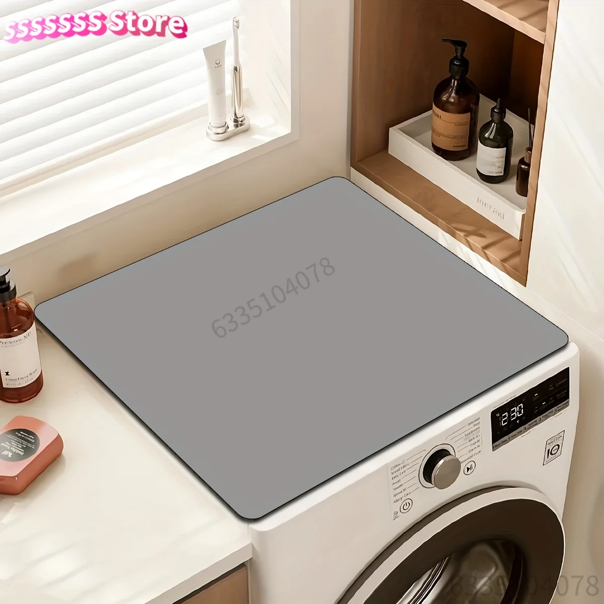 Laundry Mat Suitable for Quick Drying on The Tops of Washing Machines, Dryers, And Refrigerators - Easy to Clean, Absorbent, And