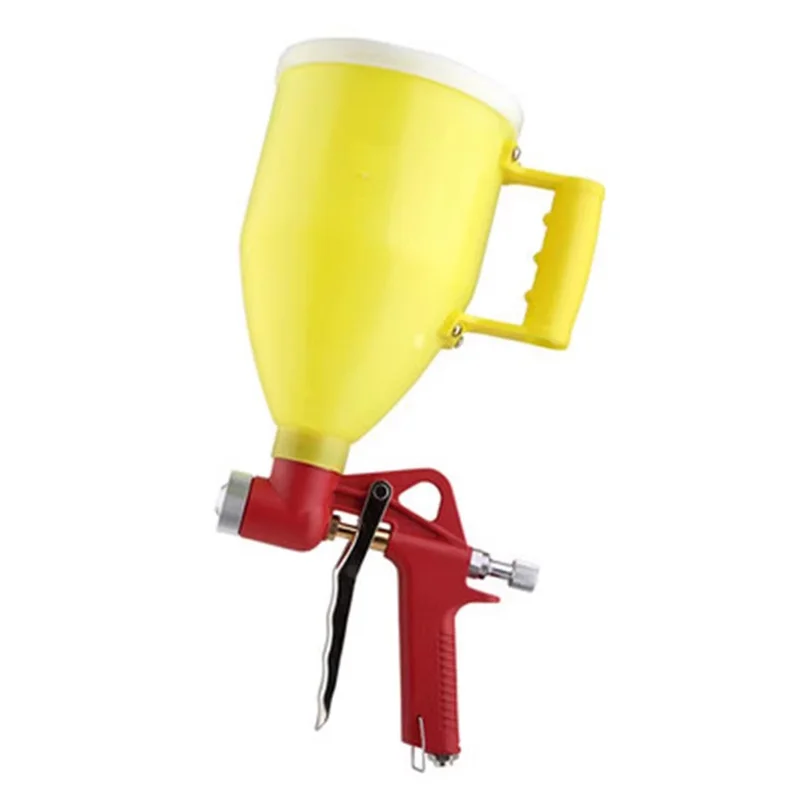 BMBY-Buitenmuur Steen Verfspuitpistool Diatomeeën Modder Ejector Coating Pistool Stopverf Spuitketel Echte Steen Lak