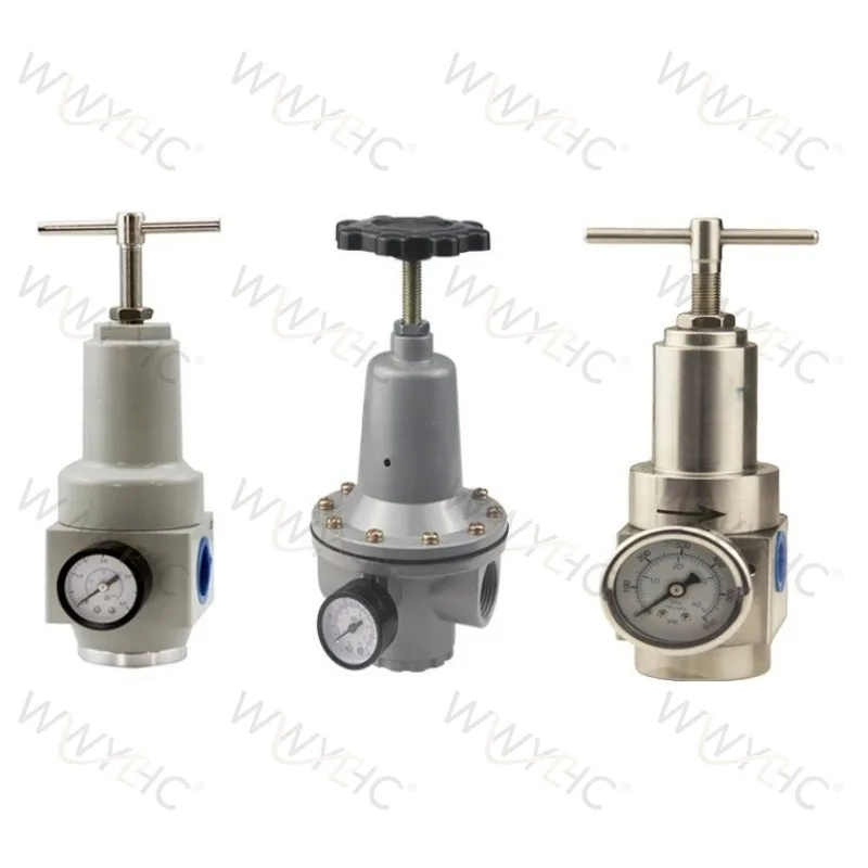 Industrial Pneumatic Reducing Regulator Valve for Air Compressor Gas Pressure Adjustment Air Source Unit