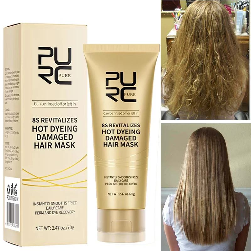 

Hair Mask Smoothing Straightening Keratin Hair Treatment Cream Soft Repair Damaged Frizz Professional Hair Care