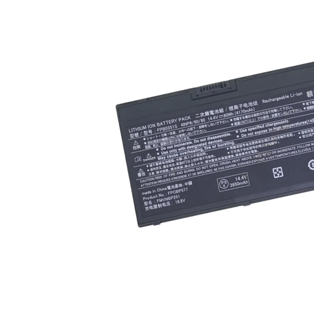 FPB0351S 14.4V 60Wh 4170mAh Model Bateria do laptopa FUJITSU LIFEBOOK U7310 U7311 FMVNBP251 FPCBP577