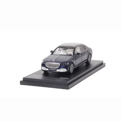 Diecast in scala 1:64 in lega Benz Classe S 2021 Dark Night Series 2023 Modello di auto Scena decorata Memorabilia Classico da collezione