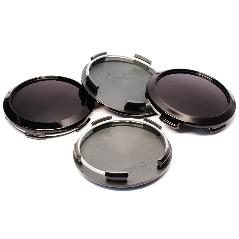 자동차 휠 센터 캡 커버, 자동차 배지, 리어 엠블럼, 64mm, 자동차 림 휠 허브, 64mm (60mm), 52mm 로고, 4 개