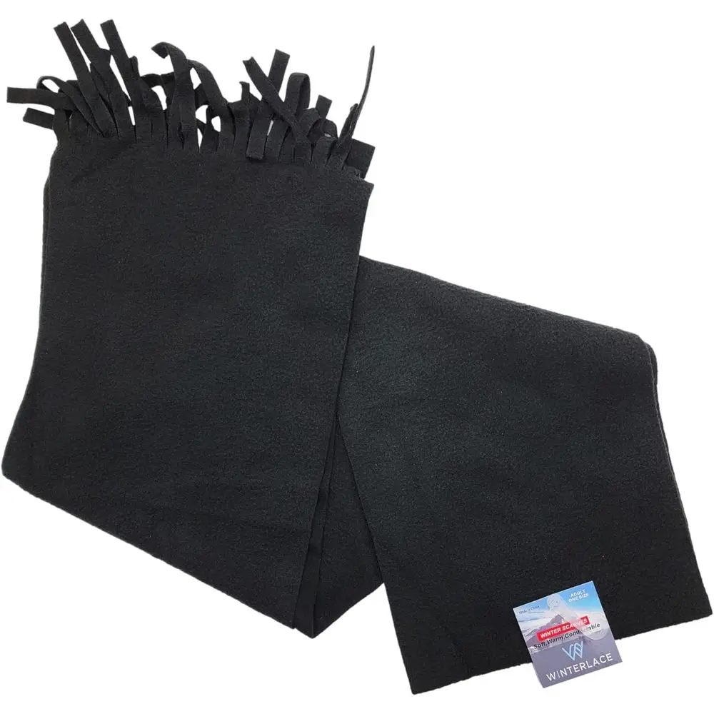 عبوة كبيرة مكونة من 48 أوشحة شتوية دافئة من الصوف للجنسين لتبرع الرجال والنساء