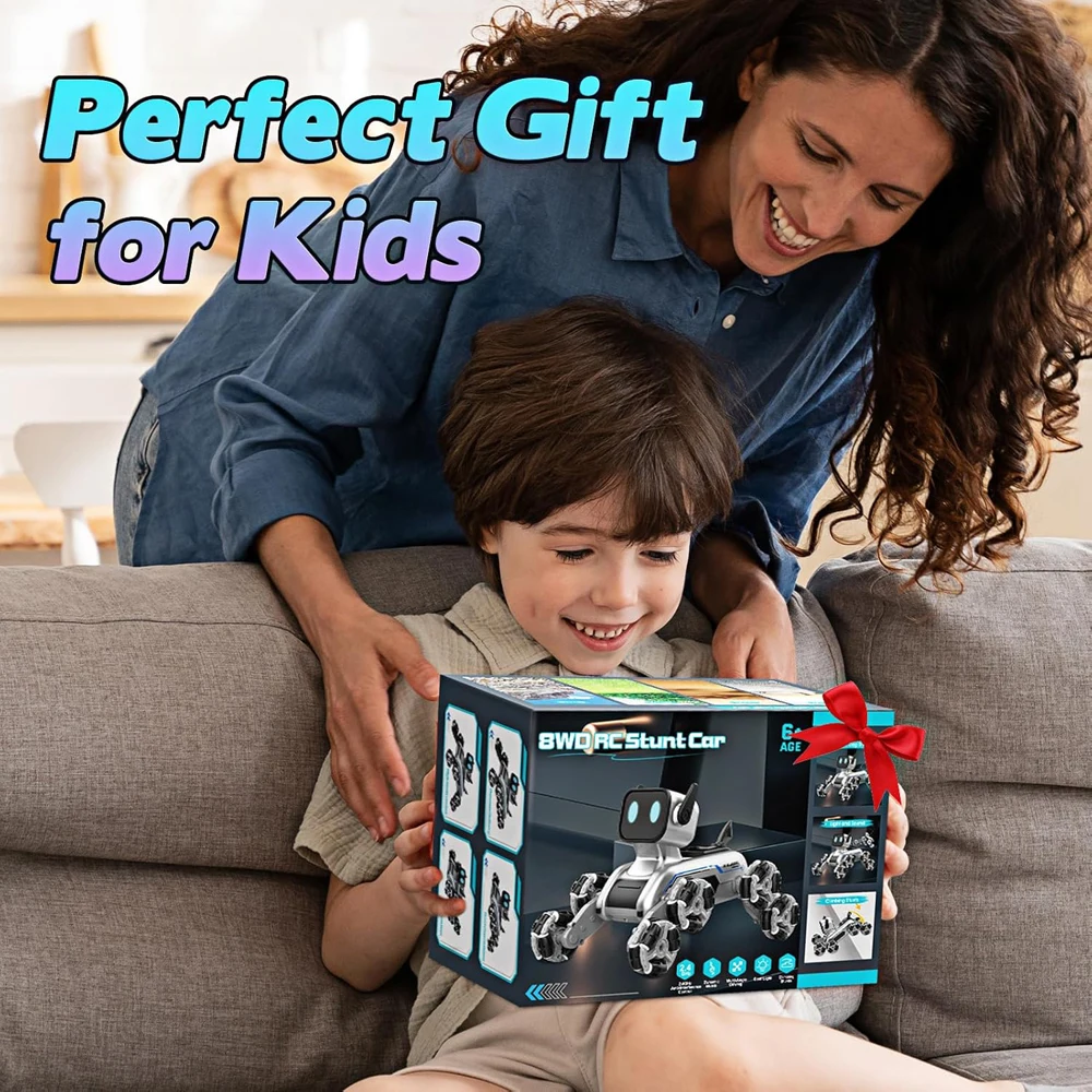 Intelligent Remote Control Stunt Dog Gesture Sensing Climbing Deformation Electric Mechanical Robotic Toy for Kids