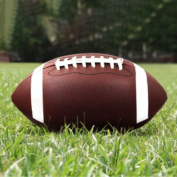 American football  soccer rugby association football footy ball Standard size 9 Sports football for men women children