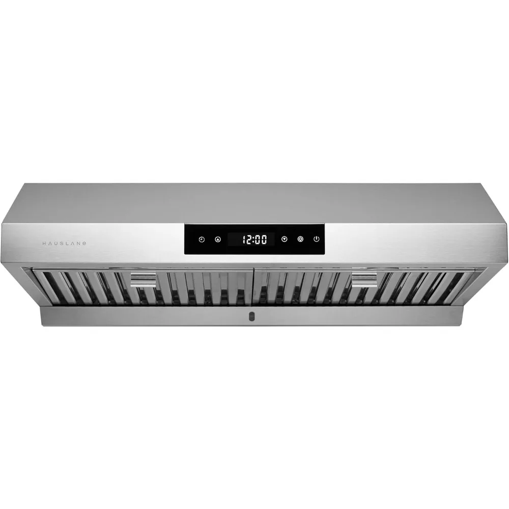 

30 In Under Cabinet Range Hood, Stainless Steel Kitchen Hood, Kitchen Vent Hoods 30 Inch with LED, Stove Vent Hood for Kitchen