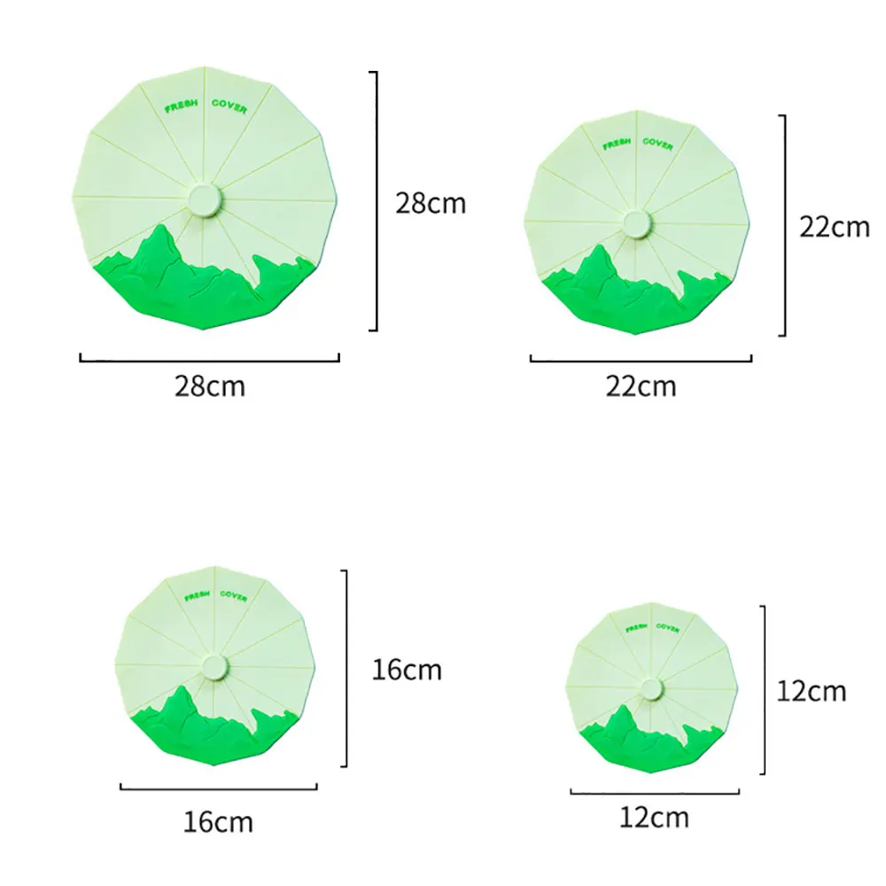 Silicone world-cubierta Universal de silicona para mantener fresco, tapa de succión, sellador, cuenco, sartén, tapas, utensilios de cocina