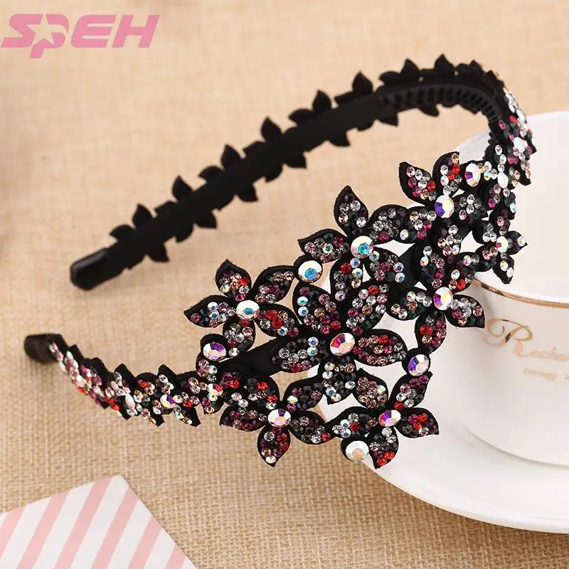 hundred flowers compete for beauty headwear fashion diamond hair ornaments holiday gifts custom manufacturers wholesale