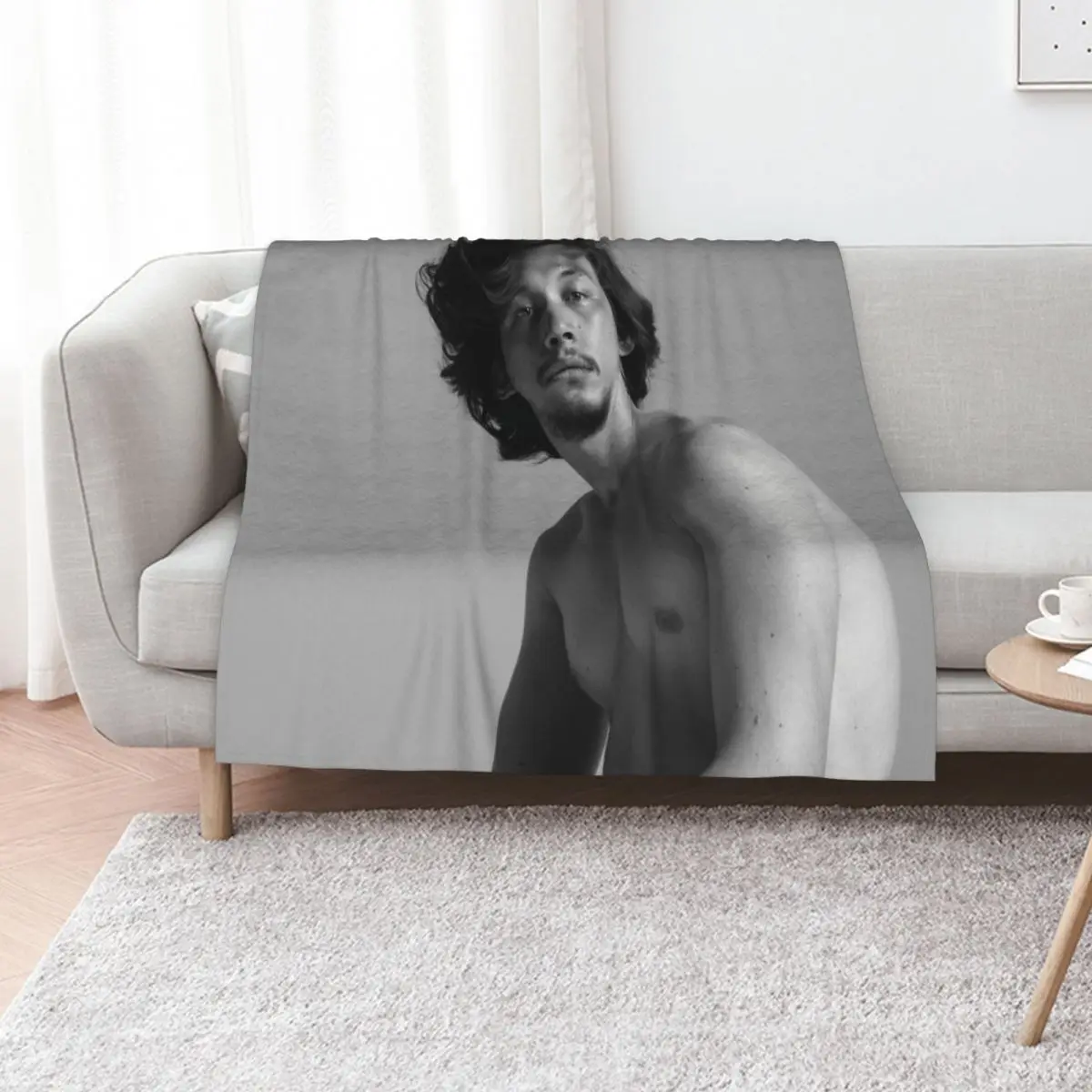 

Adam Driver Throw Blanket Multi-Purpose bed plaid Tourist Bed covers Blankets