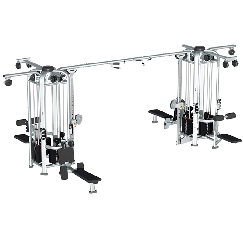 Multi-function Gym Equipment Bodybuilding Commercial Gym Strength Training 8 Station Multi-Jungle