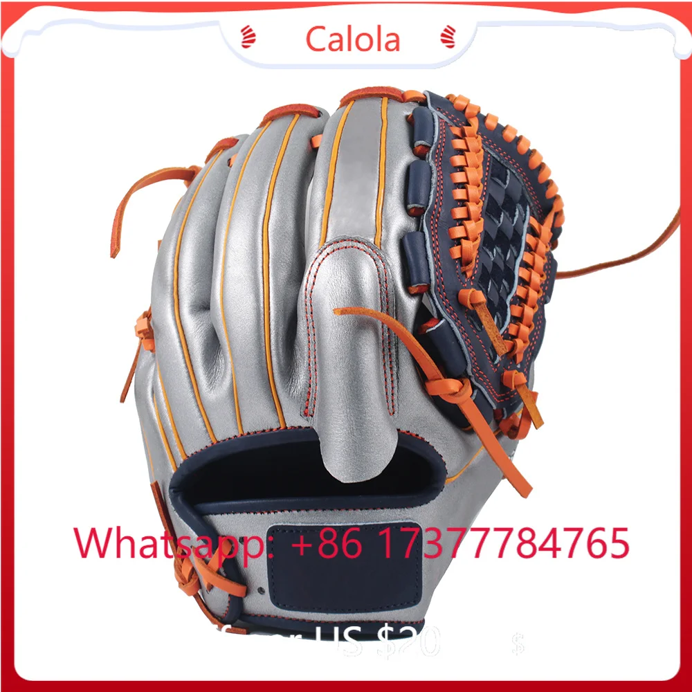 Guantes Profesionales de Béisbol y Sóftbol de Cuero Japonés Kip, Guante de Outfield con Protector de Dedos