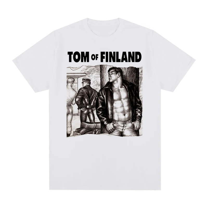 TOM OF FINLAND Boyfriend Lovers t-shirt GAY COP TOY BOY Cotton Men T shirt New TEE TSHIRT Womens tops