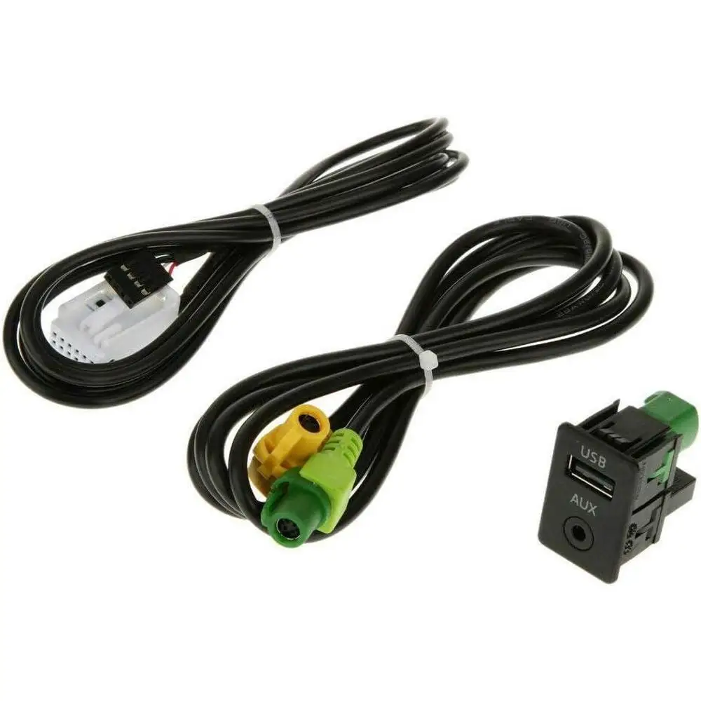 

Подходит для Volkswagen RCD510/310 +/300 + Magotan Touran, новый POLO Touran, модифицированная подставка для переключателя AUX USB + жгут проводов