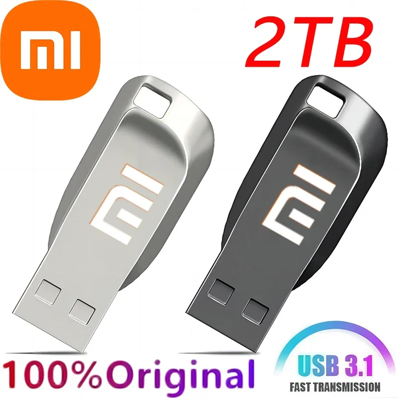 Original Xiaomi Pen Drive 2TB USB 3.0 Flash Metal Drive 1TB Large Capacity High-Speed Transfer Storage Waterproof Memory U Disk