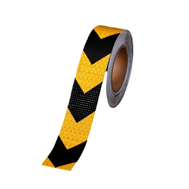 5cmx25m/Roll Arrow Reflective Tape Safety Caution Warning Adhesive Tape Sticker For Truck