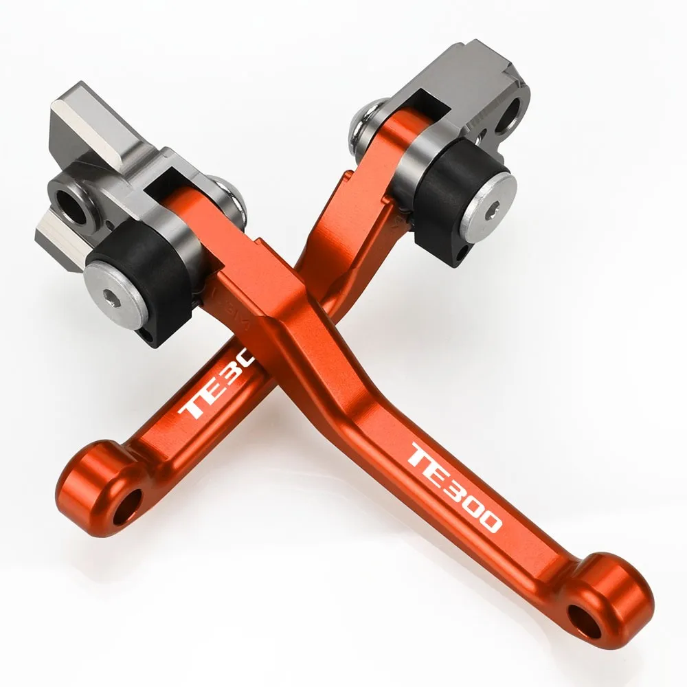 

CNC Motorcycle Dirt Pit Bike DirtBike Motocross Pivot Brake Clutch Levers For Husqvarna TE300 TE 300 2013-2017 2014 2015 2016