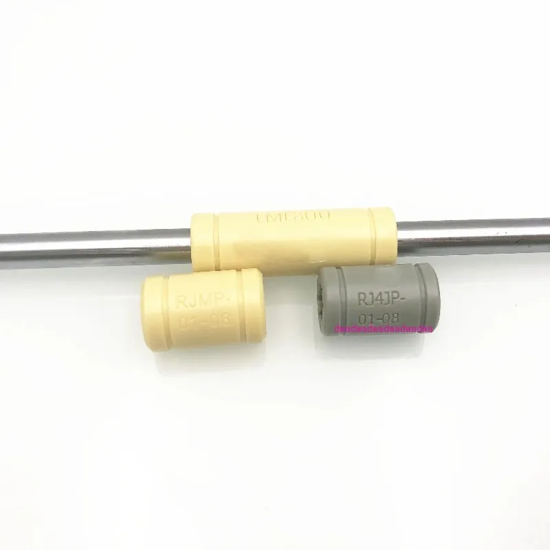 

1pcs LM8UU /LM8LUU Solid Polymer Bearing RJMP-01-08 R Solid Plastic Bearing, 8 mm ID For DIY Prusa I3 3D printer