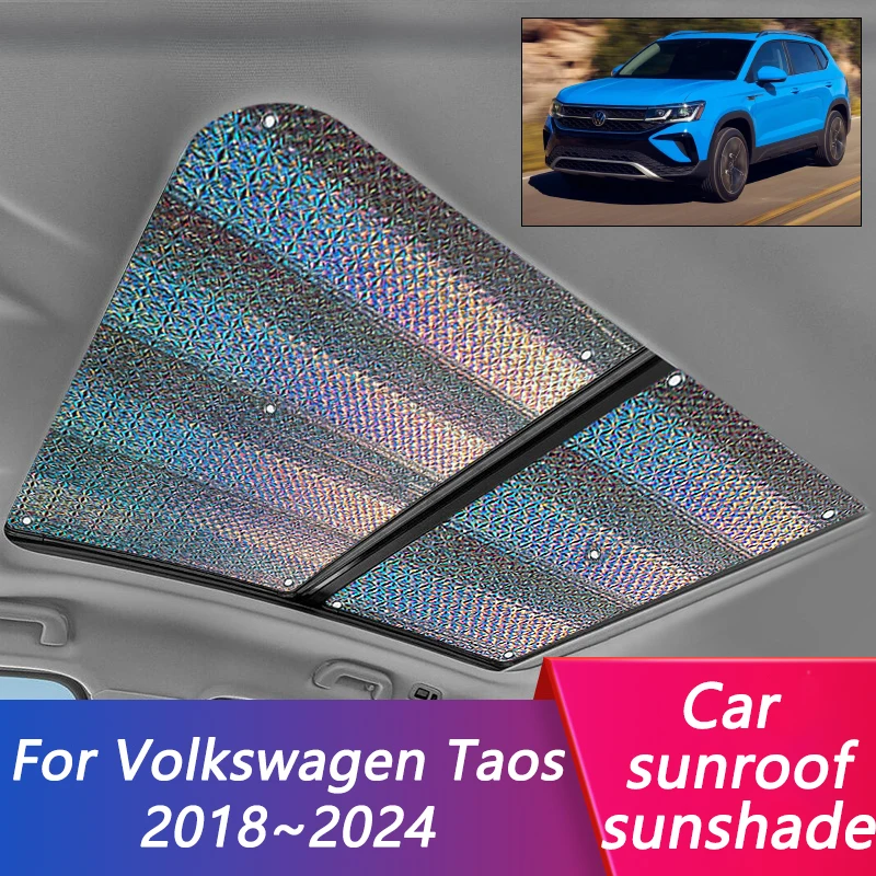 

For Volkswagen VW Taos Tharu 2018 ~2024 2023 2020 Car Sunroof Sunshade Sun Shade Protection Heat Insulation Cover Accessorie