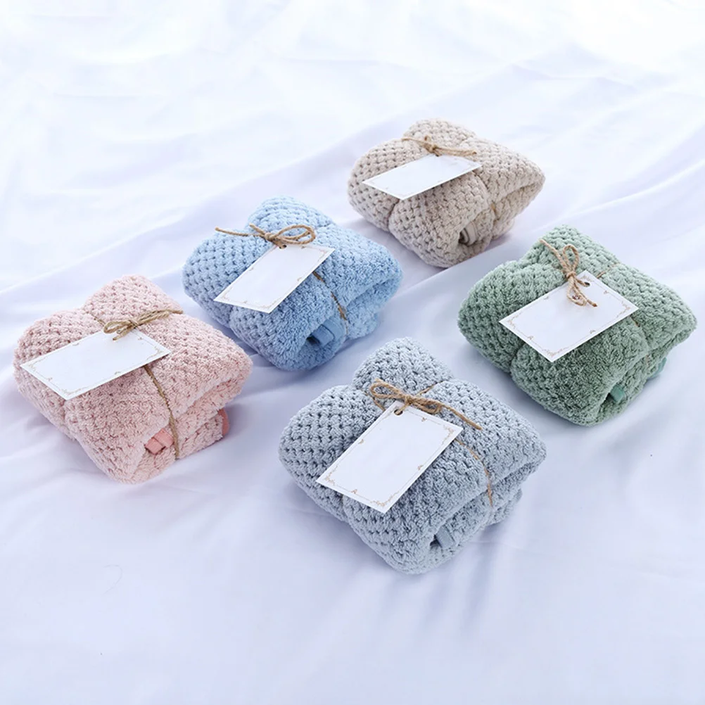 

1Set Coral Fleece Thick Bath Towels Soft Absorbent Quick Dry Shower Multipurpose Towel Comfortable Skin Friendly